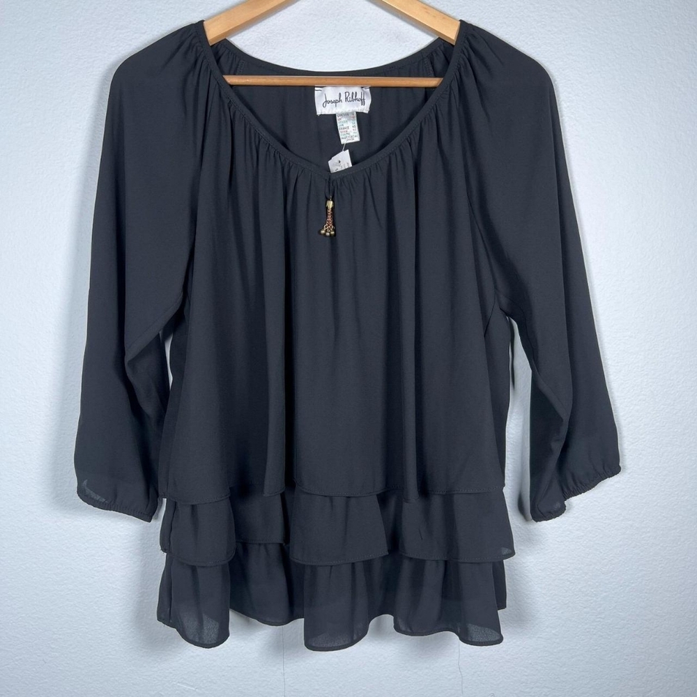 Joseph Ribkoff Women's Black Blouse